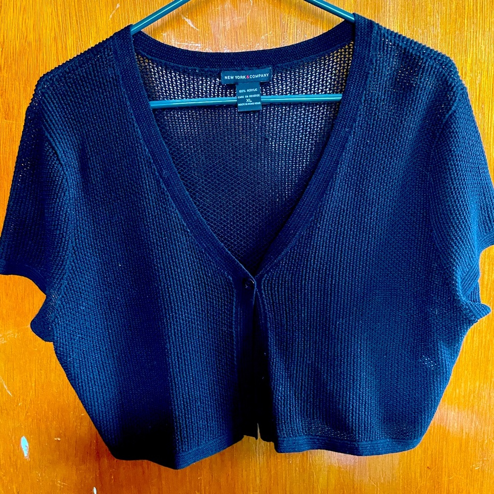 New York Company Black Cardigan